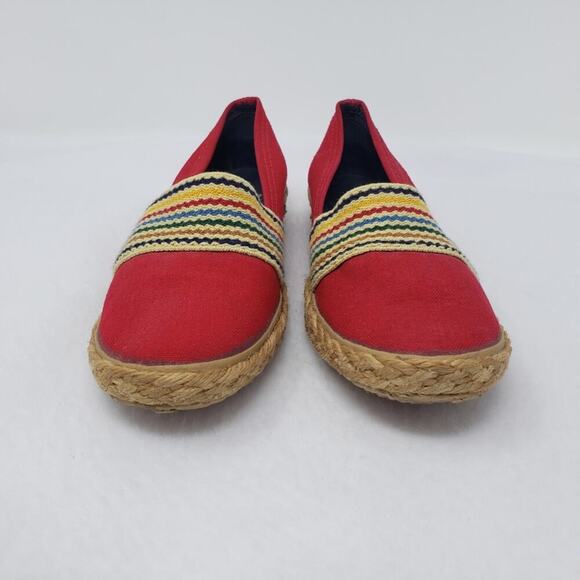 Grasshoppers Slip On Canvas Flat Loafer Boho Shoes Women's 7 - Picture 2 of 8